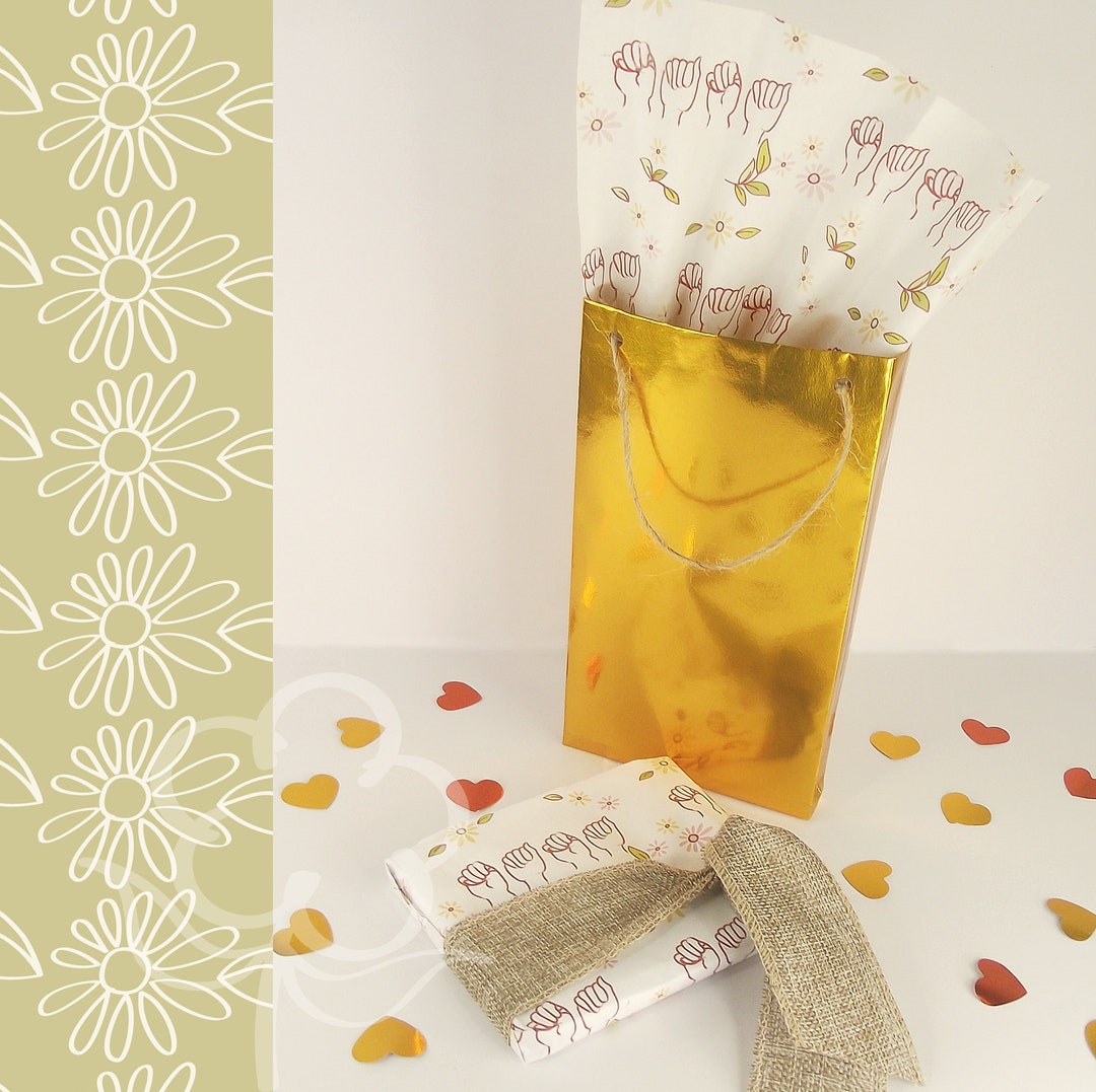 Downloadable and Printable Peruvian Sign Language Mother's Day Wrapping ...