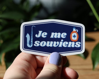 Quebec "Je me Souviens" Sticker