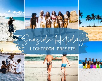 Seaside Holiday Lightroom Presets: Mobile & Desktop (DNG, XMP, LRTemplate Files)