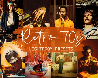 Retro 70s Lightroom Presets: Mobile & Desktop Filters (Digital Download)