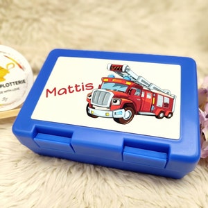Brotzeitdose, personalisiert, Feuerwehr, Brotzeitbox mit Namen