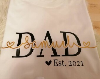 DAD Shirt, PAPA Shirt, SUPERDAD, personalisiert