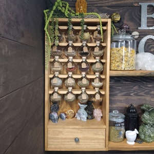 The Best Apothecary Cabinet Medium with Bottles-Vintage Apothecary Cabinet-Rustic Apothecary Cabinet-Antique Apothecary Cabinet