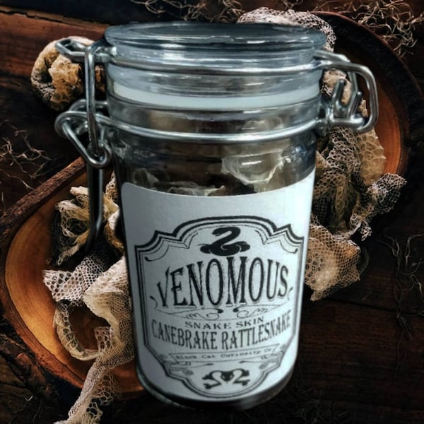 Venomous Snake Sheds-Hoodoo Ingredients-Ritual Ingredients