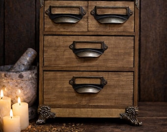 Small vintage apothecary drawers-antique style apothecary drawers