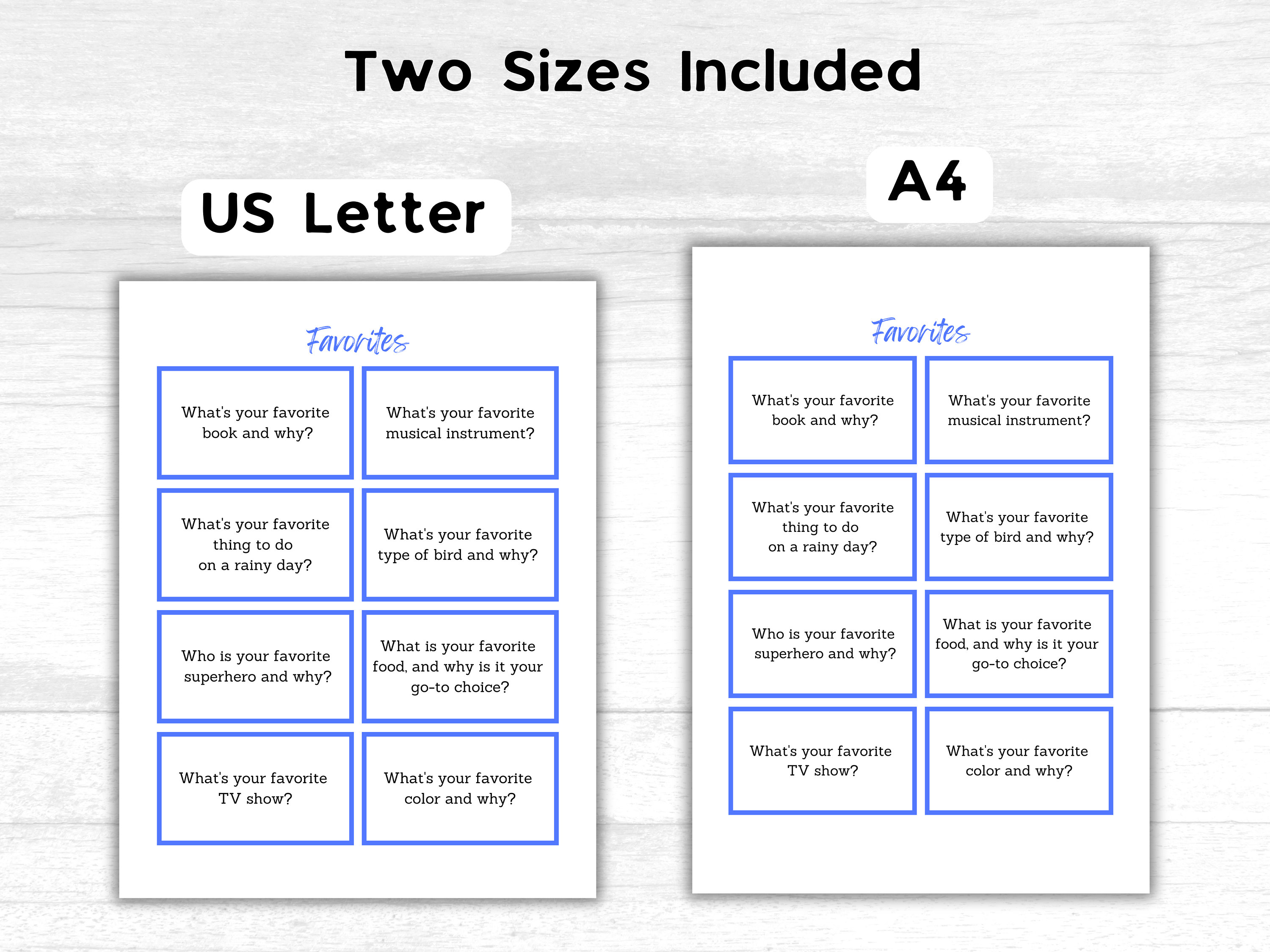 250 Conversation Starters, Printable Conversation Cards, Icebreaker