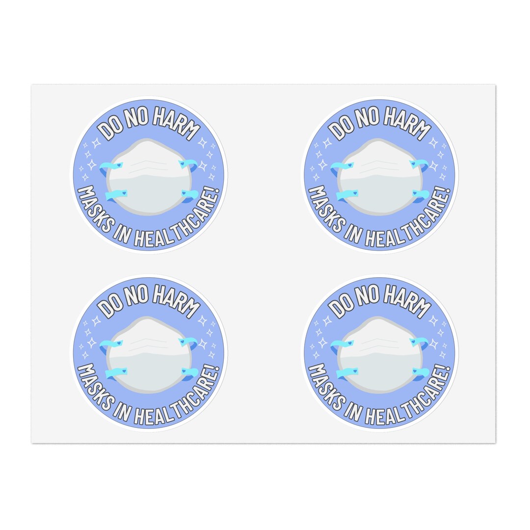 Sticker Mask Sheet Masks in Healthcare Stickers: Vinyl Sticker Sheet Bundle - Etsy