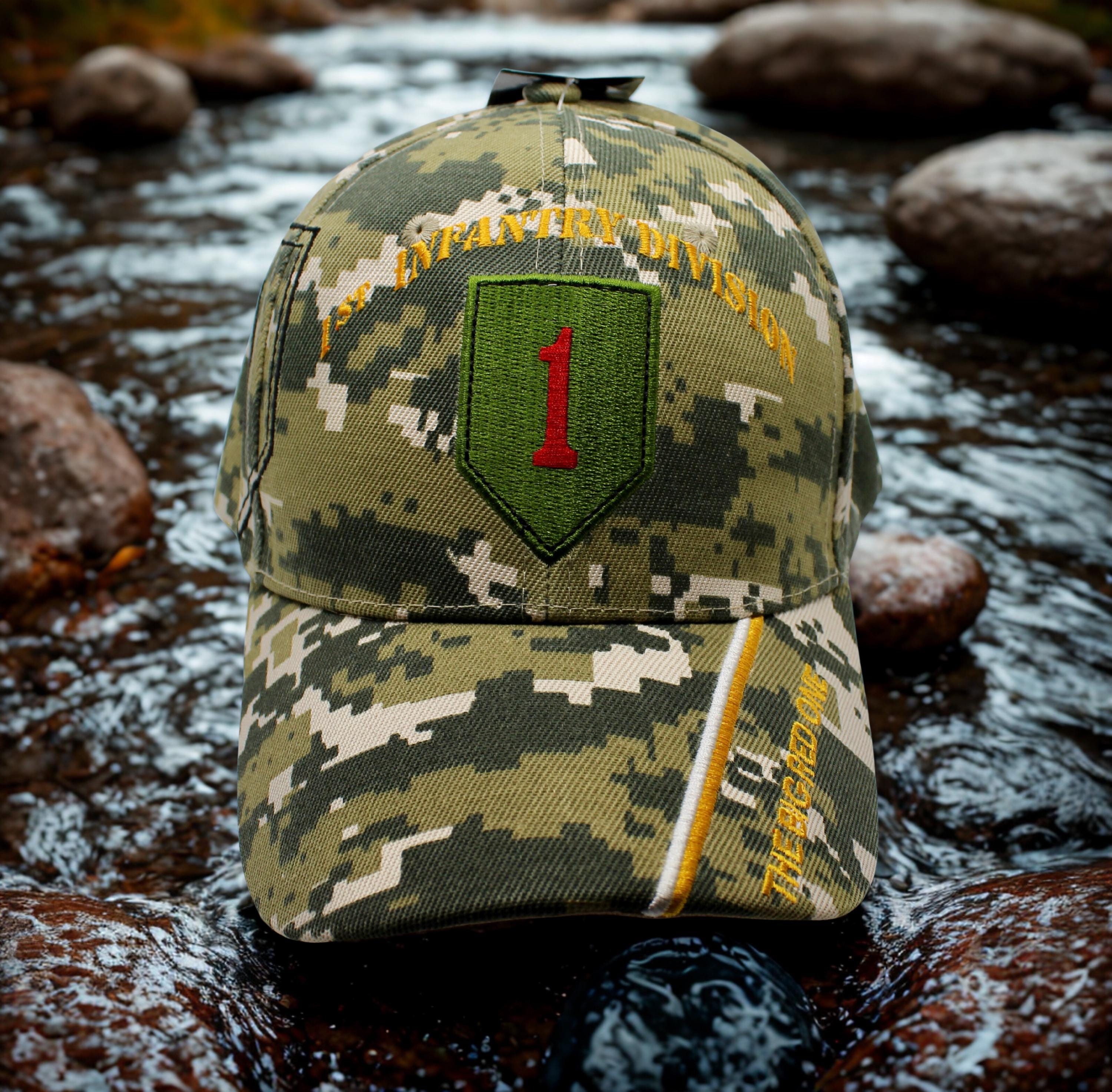 1st Infantry Division Hat. Big Red One Cap. U.S. Army Veteran