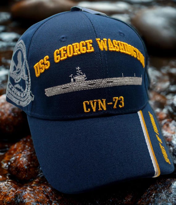 USS George Washington CVN-73 Aircraft Carrier Hat. U.S Navy