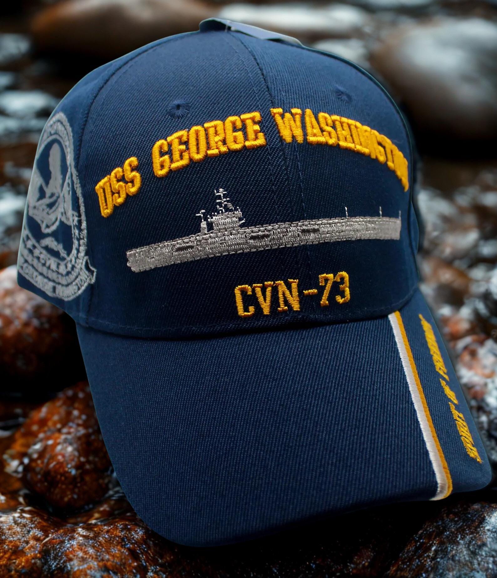USS George Washington CVN-73 Aircraft Carrier Hat. U.S Navy