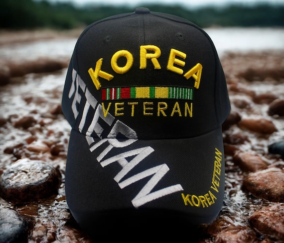 韓国軍　朝鮮戦争　退役軍人　ベスト,帽子 韓国退役軍人黒帽子。朝鮮戦争退役軍人キャップ。退役軍人帽子