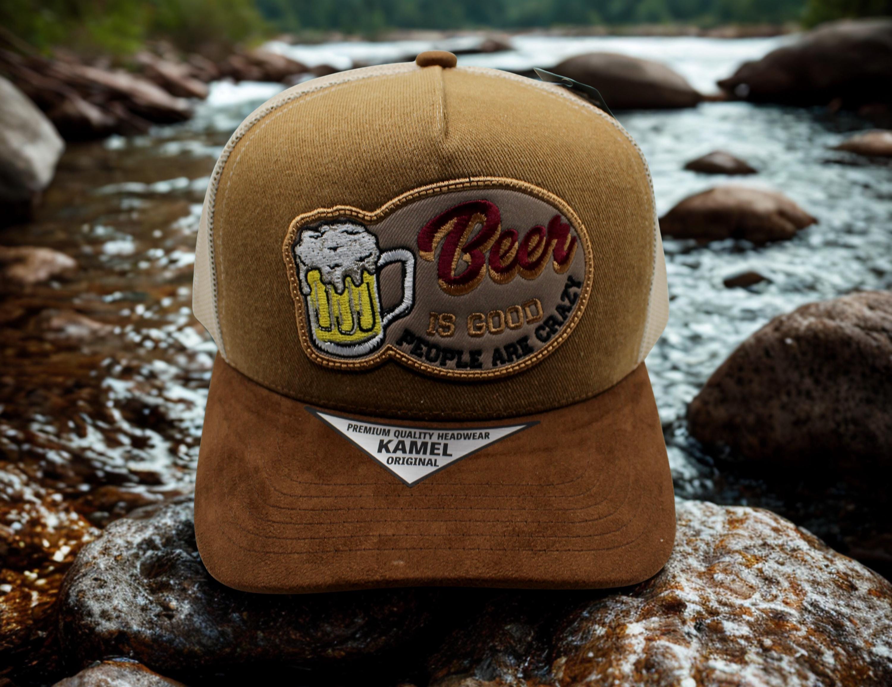 Cappello Da Camionista Con Scritta "Necesito Cerveza" - Berretto Baseball In Rete Regolabile - Nero