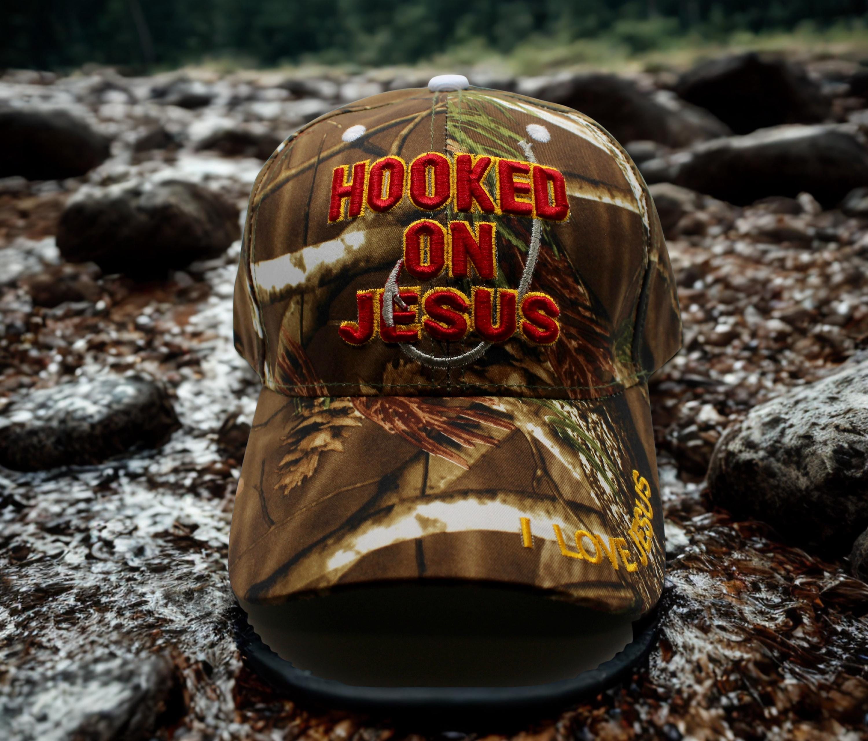 Hooked on Jesus Hat - Etsy