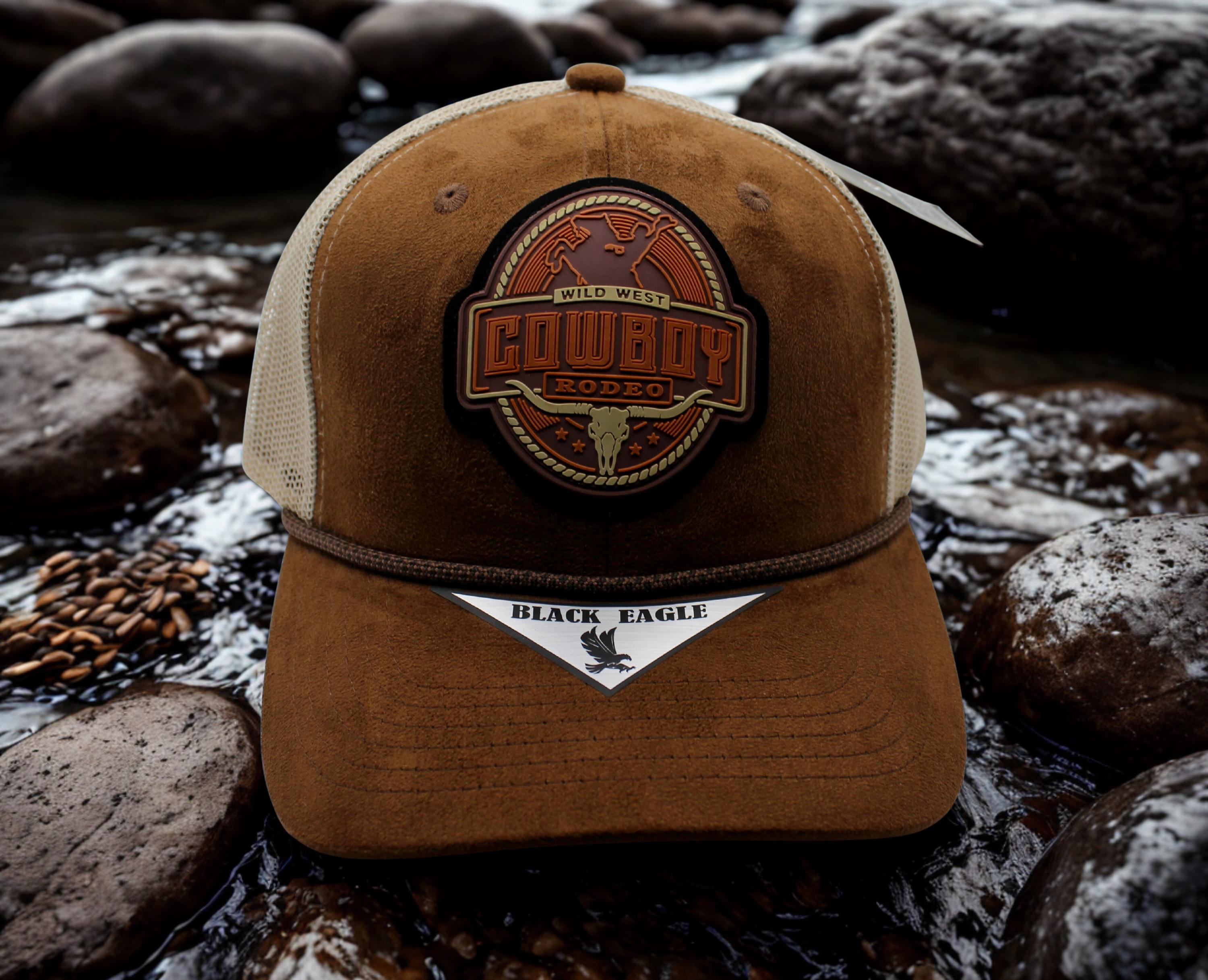 Chapeau De Cowboy Vintage United Hatters En Daim Marron - Taille L