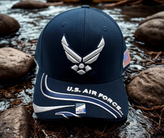 US Air Force Hat, Air Force Blue Baseball Cap, USAF Pride Gear - Main Image