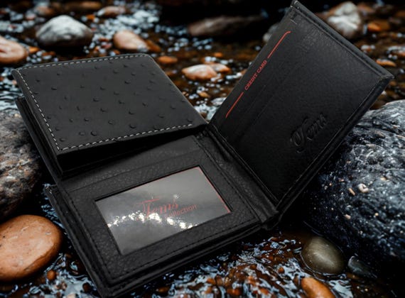 Handcrafted Western Bifold Wallet – Genuine Cowboy Wallet With