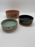 Bowl, Personalized Food Bowl, Feeding Bowl, Dog Bowl, Cat, Dog, Bowl, Ceramic Bowl, Personalized, Dog Bowl, Food Bowl, Wood product logo