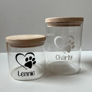 Treat tin / food tin / food container / food / treats / container / dog / personalized