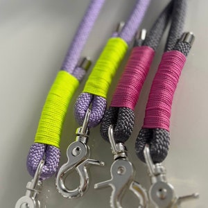 3-way adjustable rope leash, 2.5 m long, dog leash, guide leash, dog accessories, PPM rope, rope