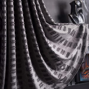 Bohemian Linen Tassel Curtain: Embroidered Fringe Drapes