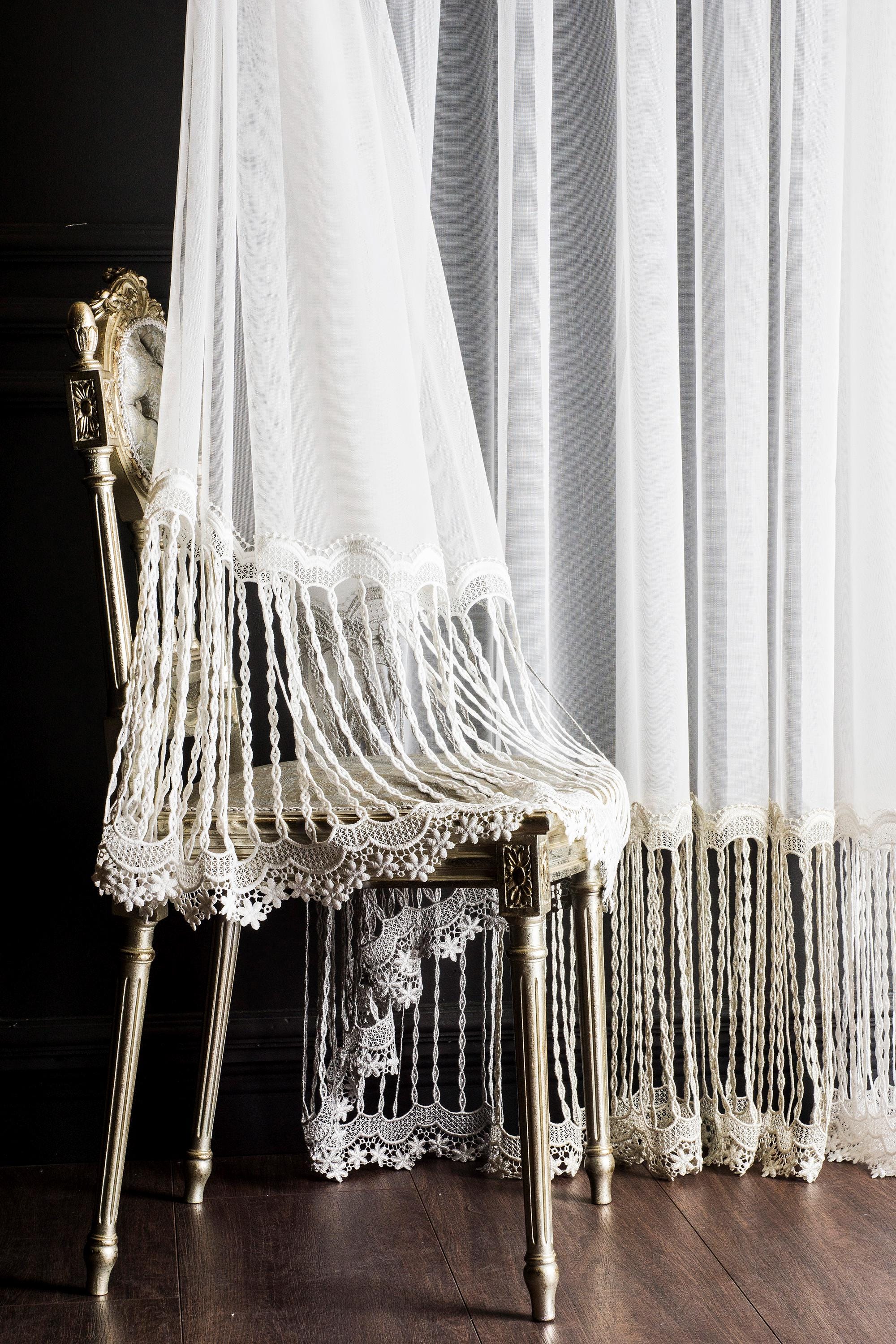 Tenda Per Porta Nappa (90 X 220 Cm) Dona Grigio - Tende/Tende - Foto 13