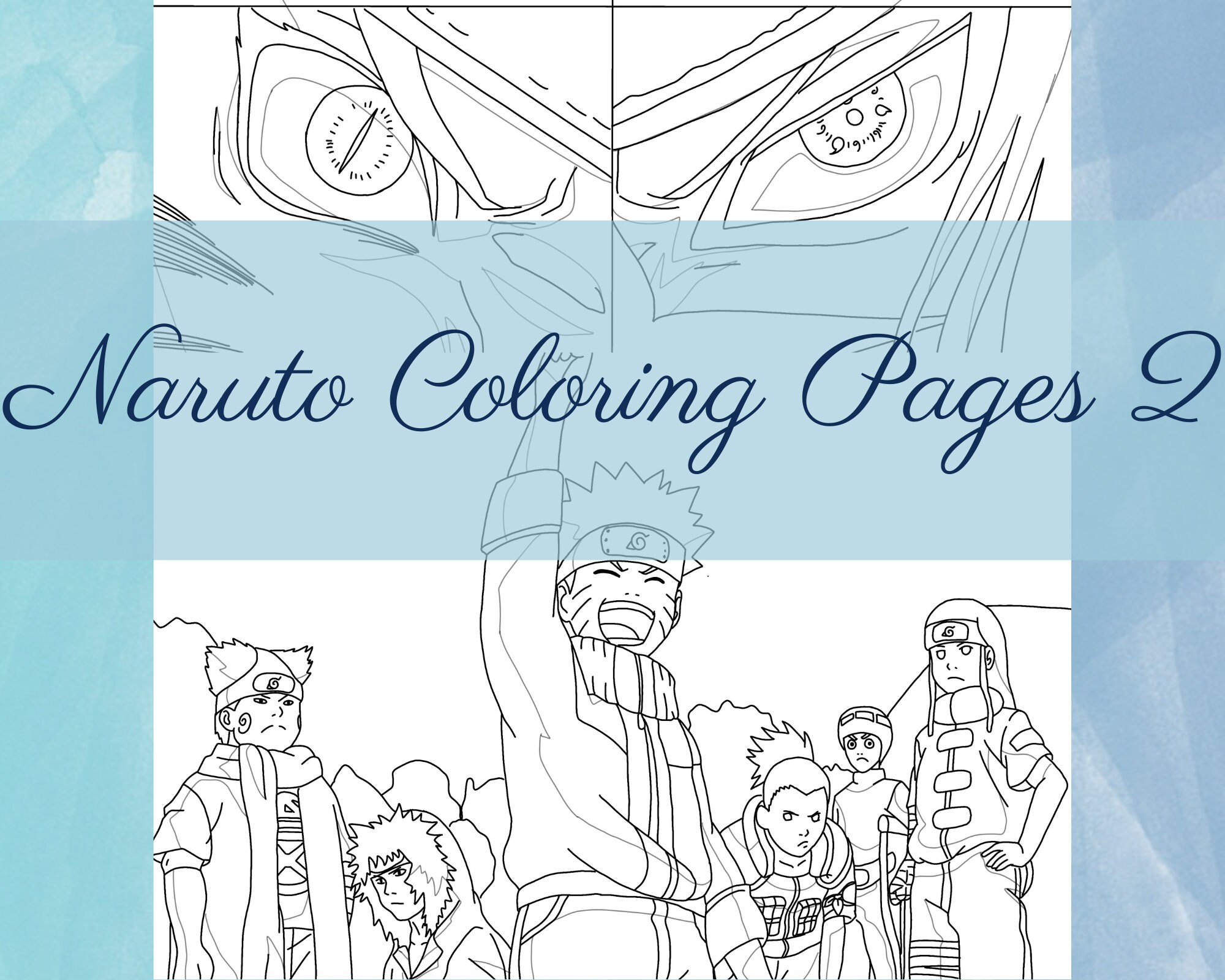   Detailed Naruto Coloring Pages  Latest