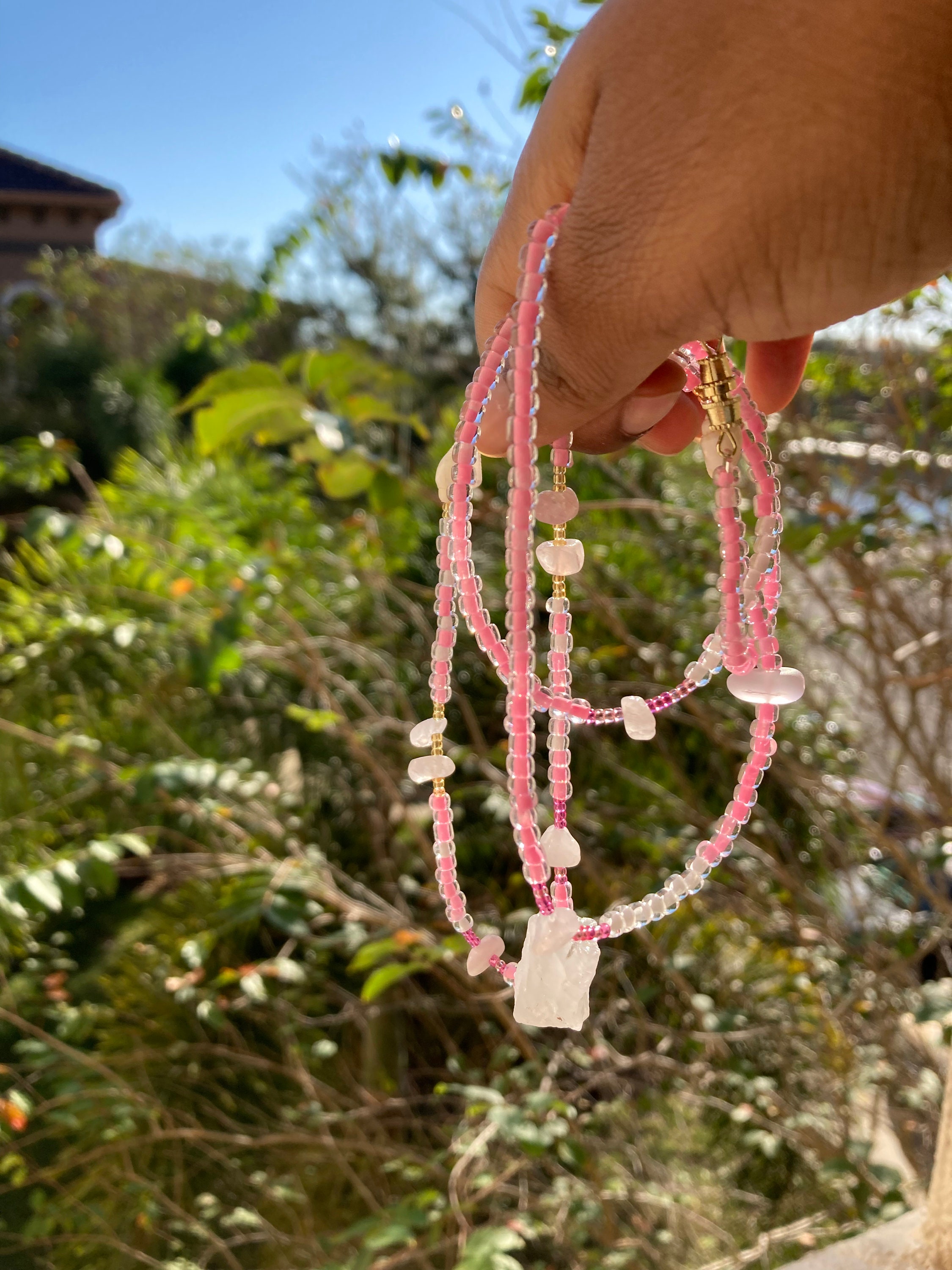 Self Love Waist Beadsclear Quartz Waist 