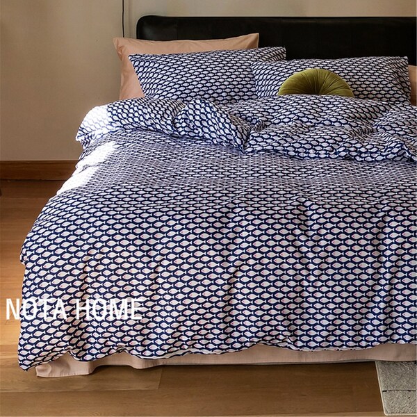 Blue Duvet Cover Etsy