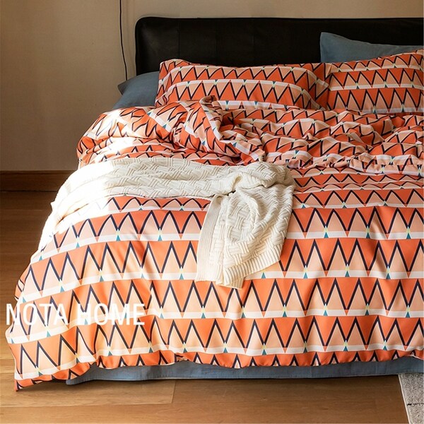 Orange Bedding Etsy
