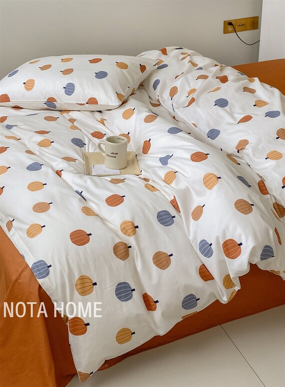Halloween Pumpkin Duvet Cover Twin/full/queen/king100 Cotton Etsy