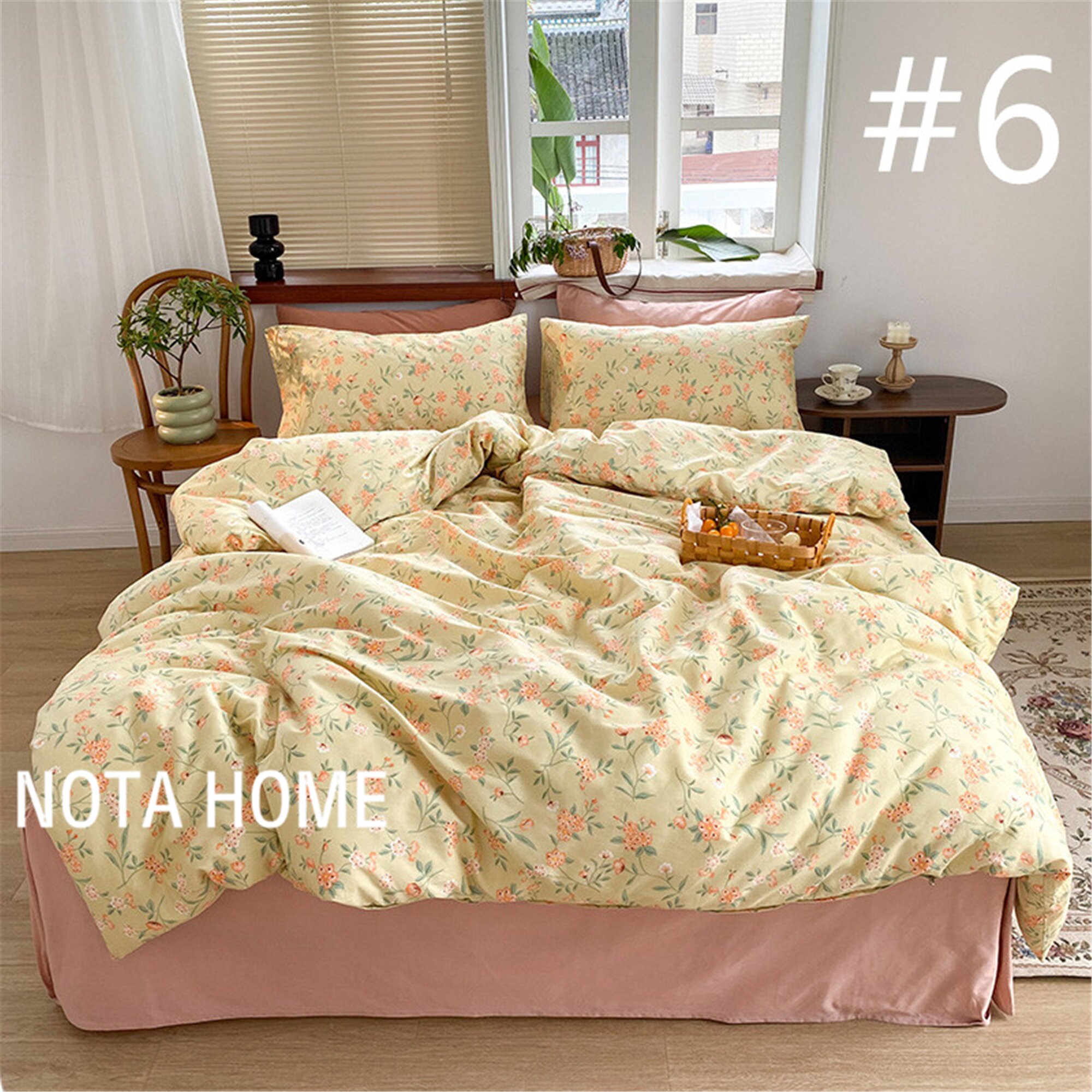 Vintage 100 Cotton Floral Duvet Cover Full/queen Duvet Covers Etsy