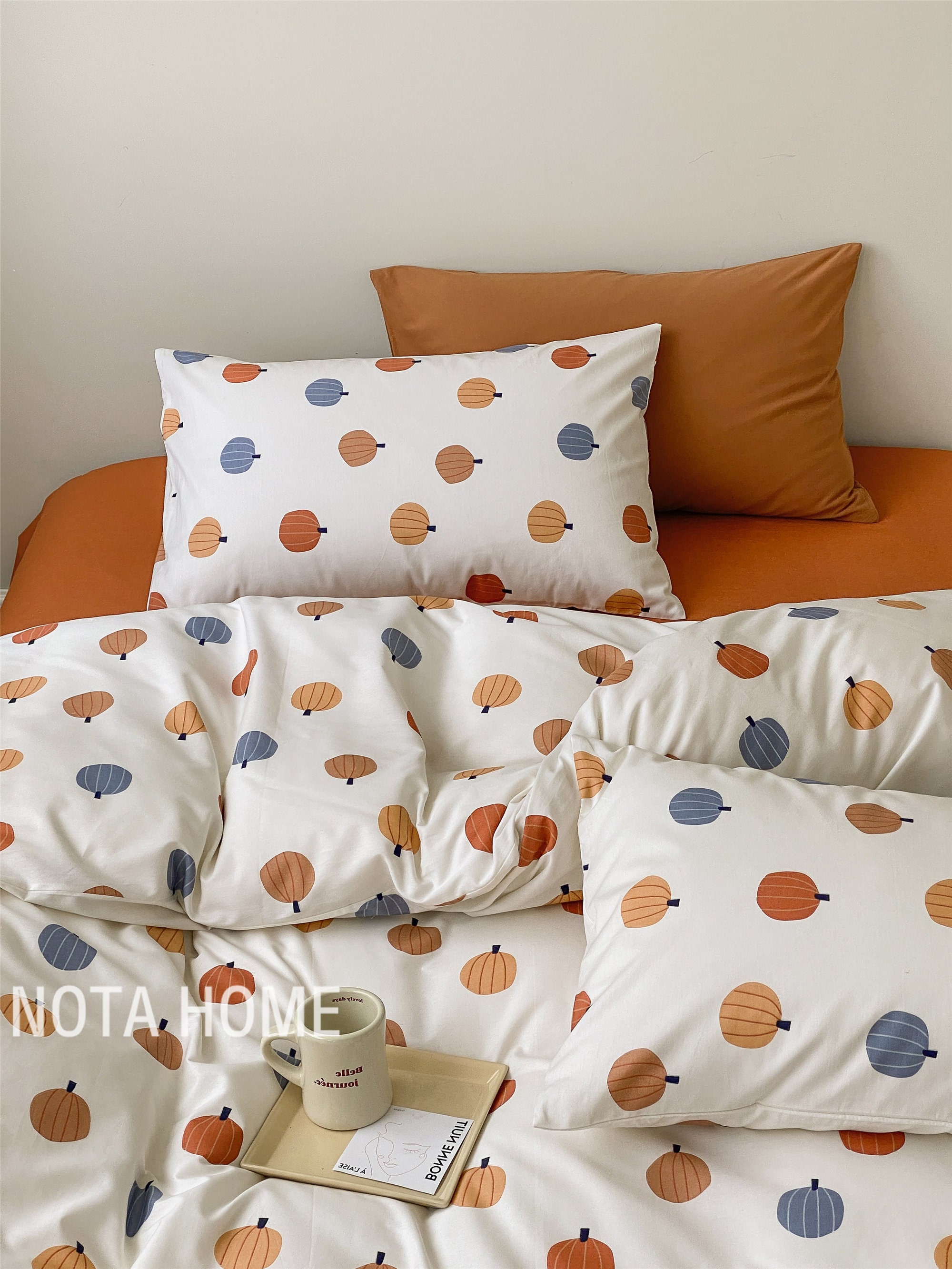 Halloween Pumpkin Duvet Cover Twin/full/queen/king100 Cotton Etsy