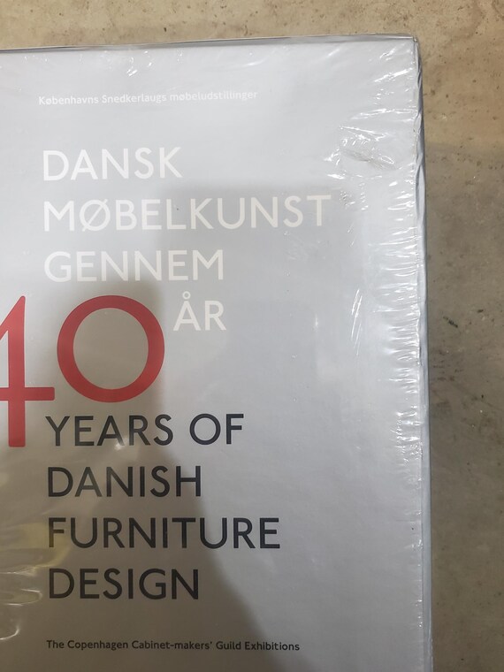 40 Years of Danish Furniture Design, Sealed Book Collection