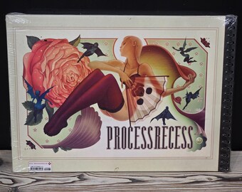 Process Recess Volumen 2: Portafolio Encuadernado en espiral - James Jean 2007 Nuevo Stock antiguo Sin abrir