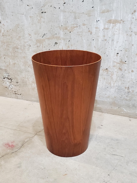 【良品】SERVEX サーベックス／チーク／ダストボックス／スウェーデン 1960's・スウェーデン／SERVEX(サーベックス)／チーク材ダス