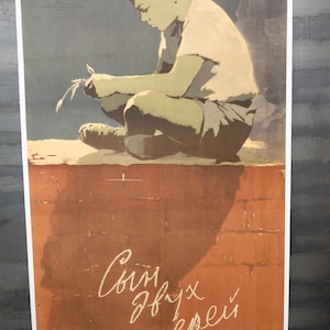 Manifesto originale del film ungherese del 1957, arte del blocco orientale, retro in lino