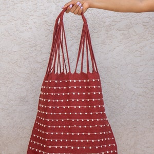 Handmade Totebag / Mexican Tote / Beach Bag / Handwoven Purse
