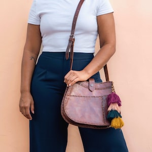 Leather Purse / Handbag / Women Leather Bag / Handmade Purse / Crossbody Bag