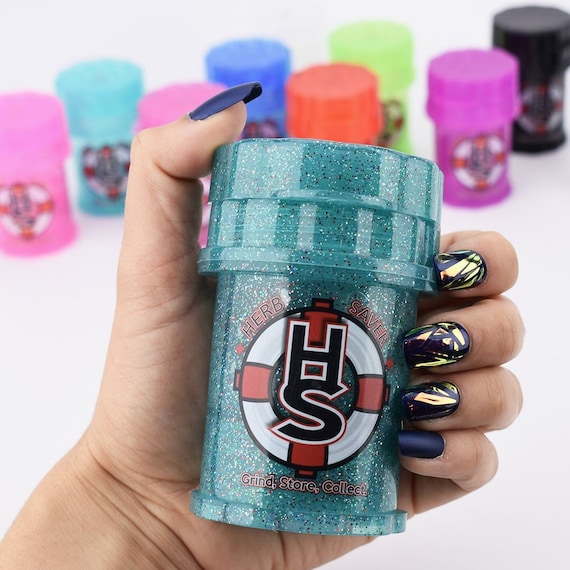 Large Herb Saver Grinder 2.4 X 3.8 Herb Grinder Etsy