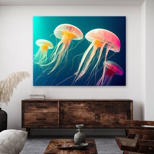 Jellyfish 5 Canvas Wall Art Decor