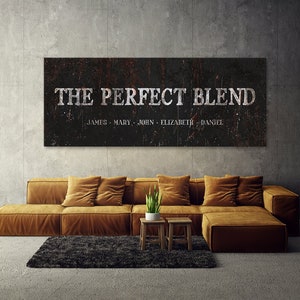 The Perfect Blend Custom Canvas Wall Art Decor