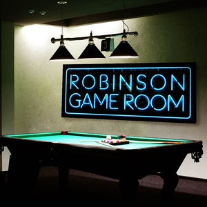 Personalized Game Room Arcade, Custom Canvas Wall Art Decor
