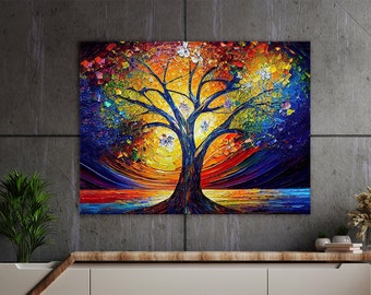 Blooming Tree 10 Canvas Wall Art Decor