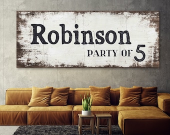 Personalisierte Party von 5, Custom Canvas Wall Art Decor