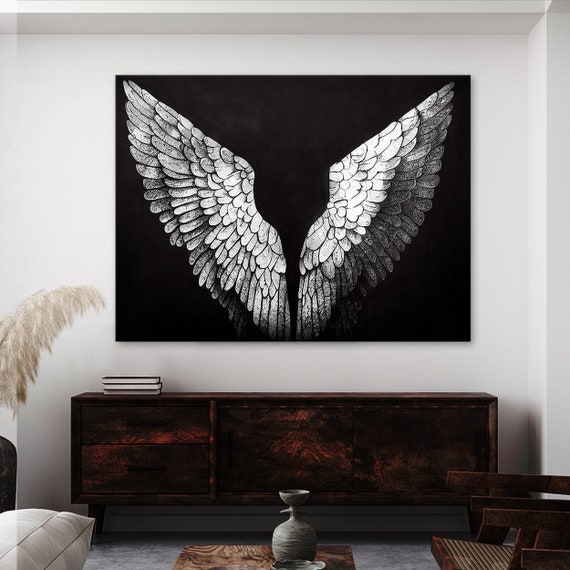 Angel Wings 10 Canvas Wall Art Decor Etsy Polska