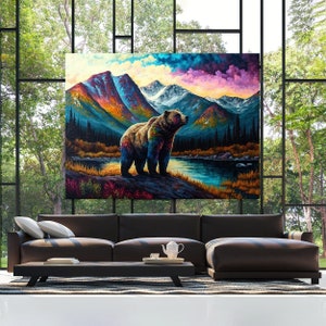 Bear Mountain 27 Canvas Wall Art Decor