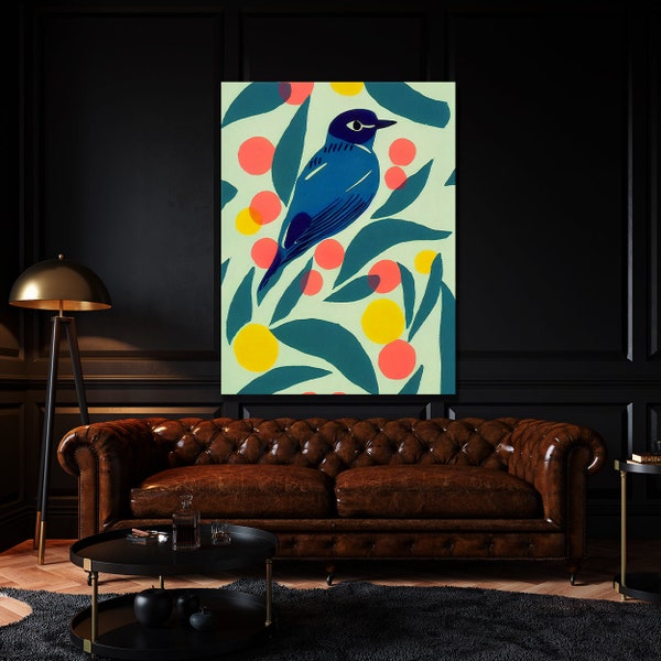 Bluebird Wall Art Etsy