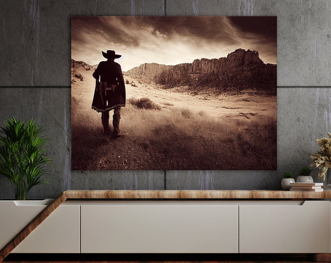 Western Cowboy 47 Canvas Wall Art Decor