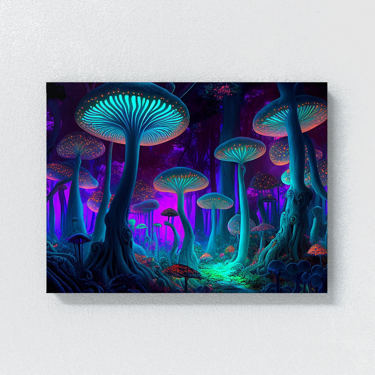 Trippy mushroom wall art hotsell