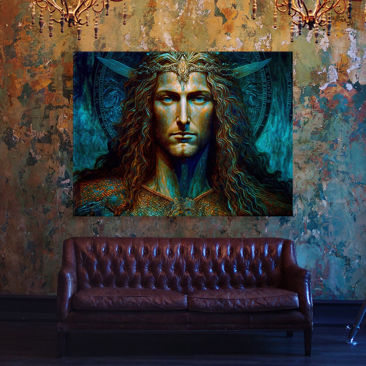 Art Salvator Mundi 90 Canvas Wall Art Decor Etsy Canada